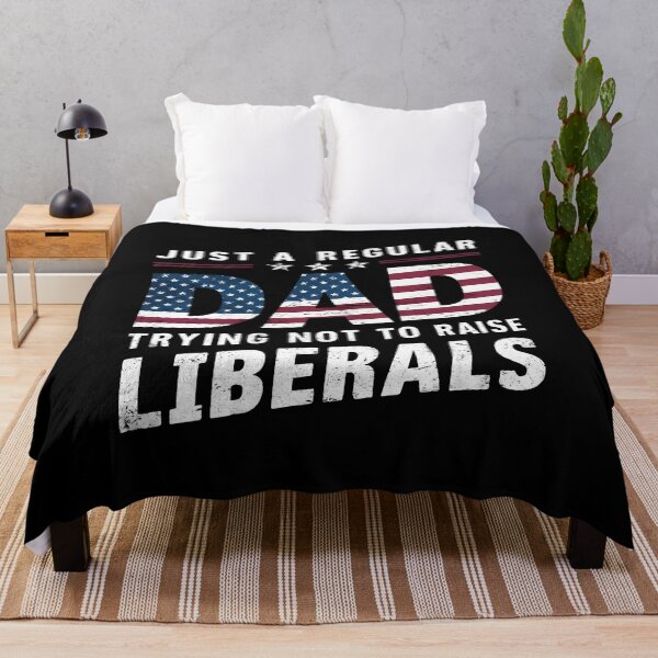 Item preview, Funny Just A Regular Dad Trying Not To Raise Liberals Father's Day designed and sold by 07Art.