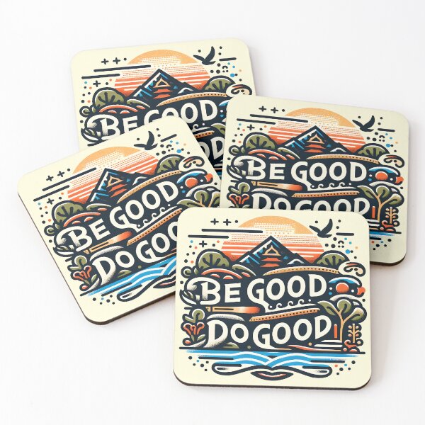 Item preview, be good do good, typography designed and sold by maxmaj.