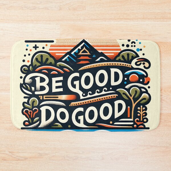 Item preview, be good do good, typography designed and sold by maxmaj.