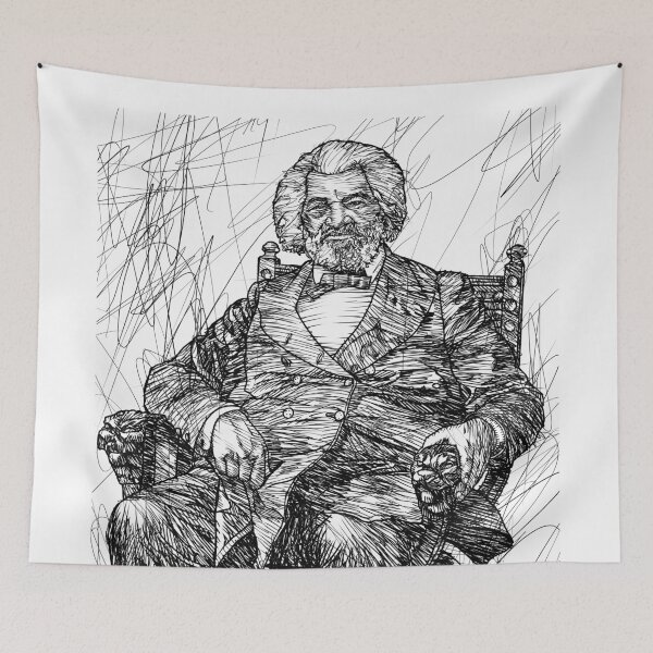 Item preview, FREDERICK DOUGLASS ink portrait .3 designed and sold by lautir.