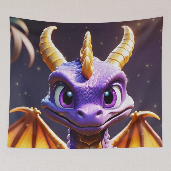 Item preview, Spyro Fantasy Purple Dragon designed and sold by orionlodubyal.