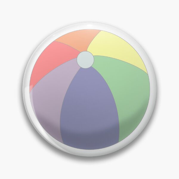 Item preview, Beach Ball Pastel Rainbow designed and sold by Whylimecreates.