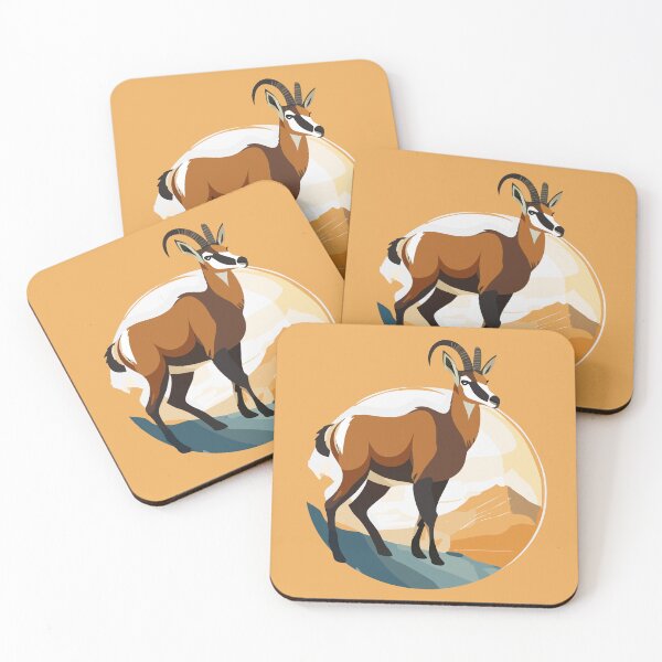 Item preview, Chamois Mountain Goat in the Alps designed and sold by AntiqueImages.