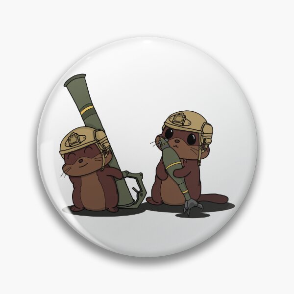 Item preview, Otter mortar team designed and sold by DoomBot NYC.