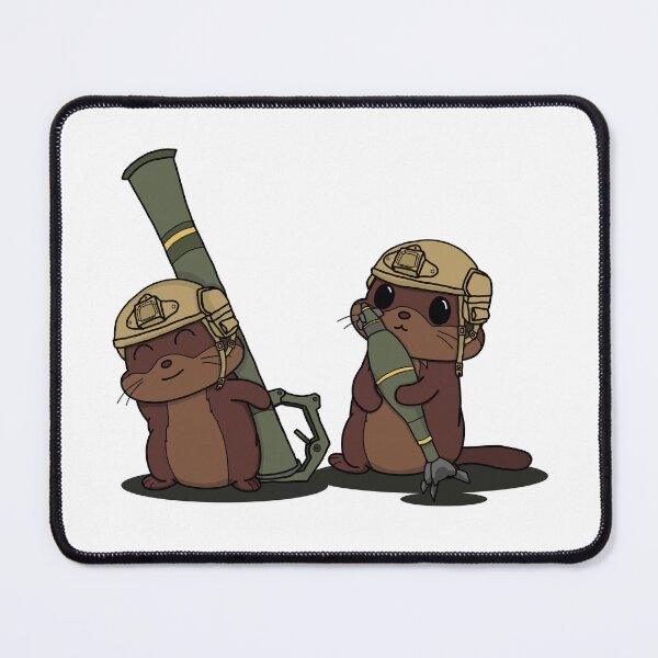 Item preview, Otter mortar team designed and sold by DoomBot NYC.