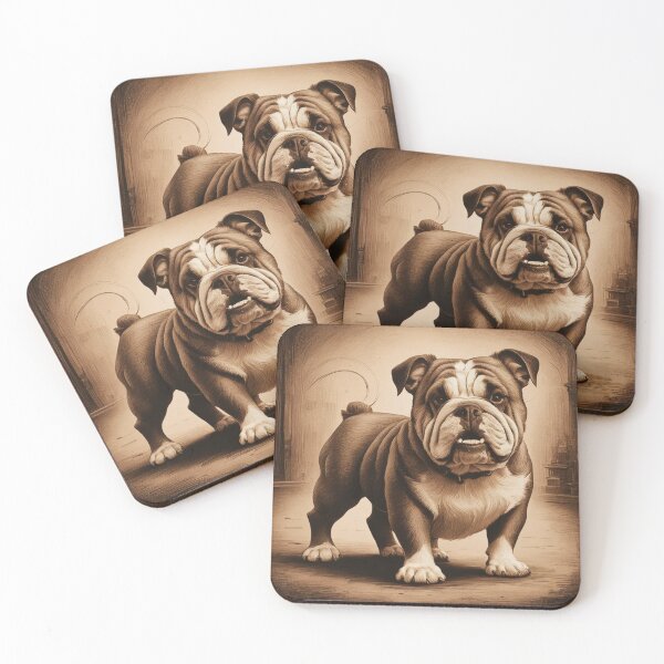 Item preview, Vintage Bulldog designed and sold by Art-Design-EM.