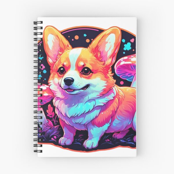 Item preview, Cute Mystical Mushroom Corgi designed and sold by LevCreates.