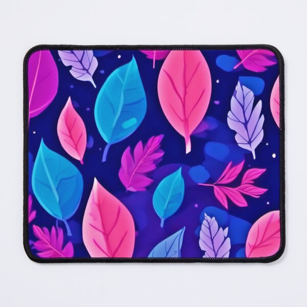 Item preview, Whimsical Cartoon Leaves: Purple & Pink designed and sold by Health And Fitness Posts e-Store.
