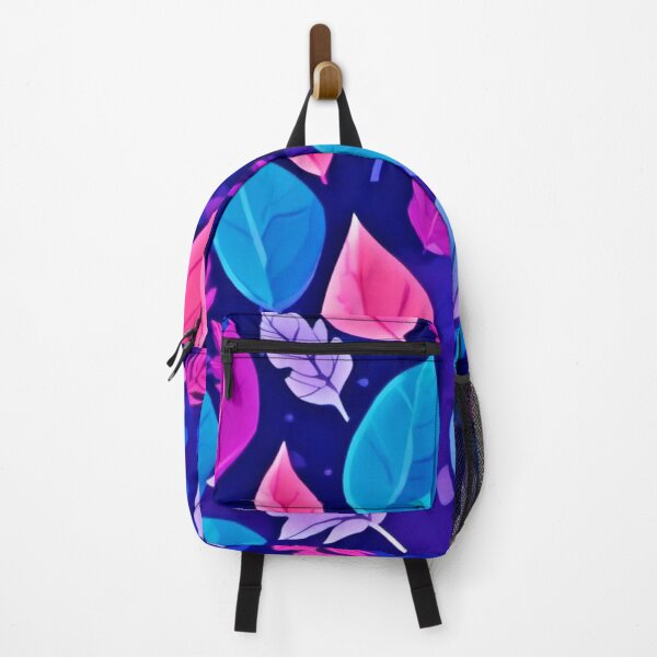 Item preview, Whimsical Cartoon Leaves: Purple & Pink designed and sold by Health And Fitness Posts e-Store.