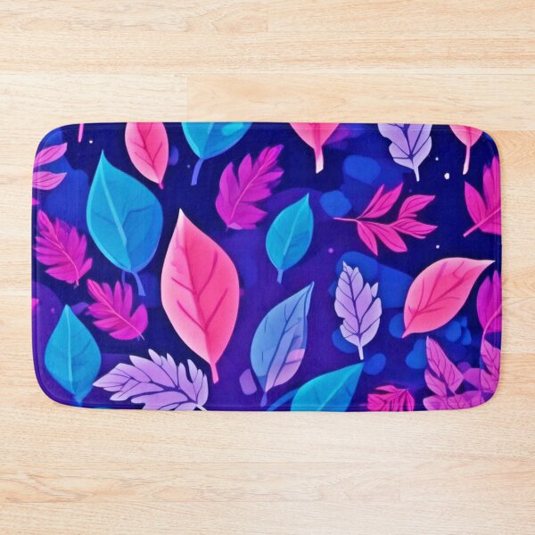 Item preview, Whimsical Cartoon Leaves: Purple & Pink designed and sold by Health And Fitness Posts e-Store.