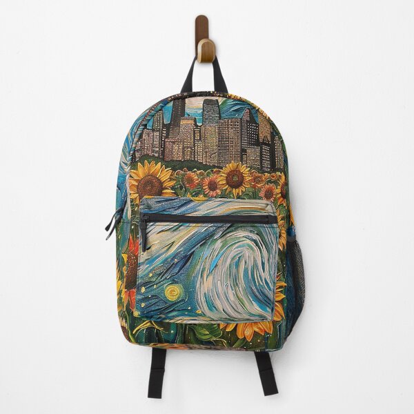 Item preview, Van-Gogh Inspired Metropolis designed and sold by ArtwaveEmporium.