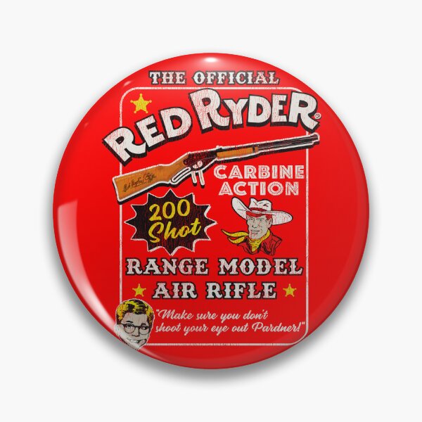 Artikelvorschau, Weihnachtsgeschichte Offizielles Red Ryder Carbine Action 200 Schuss Range Modell Luftgewehr entworfen und verkauft von Alema Art.