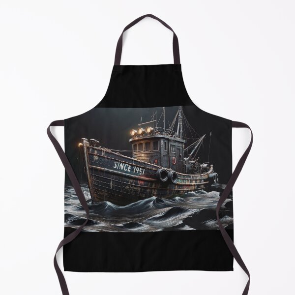 Item preview, The Side of an Old Fishing Boat...005...(1951) designed and sold by AtelierFafard.