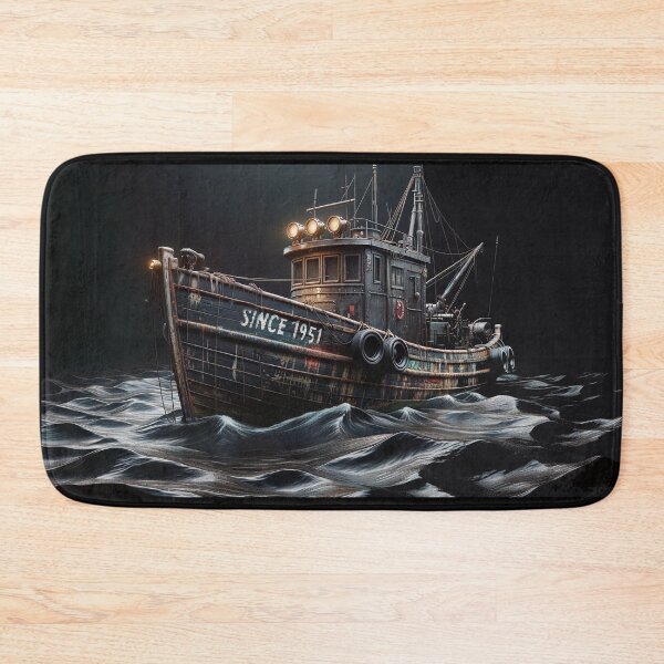 Item preview, The Side of an Old Fishing Boat...005...(1951) designed and sold by AtelierFafard.