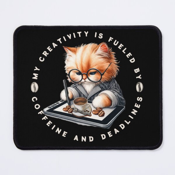 Item preview, My creativity is fueled by coffeine and deadlines designed and sold by MilkyForest.