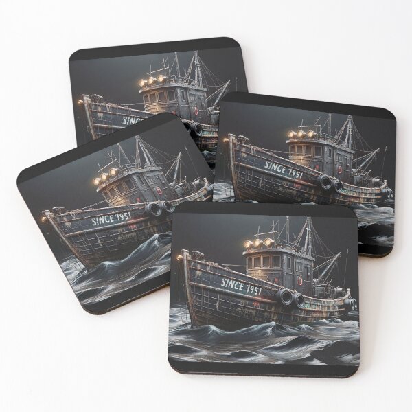 Item preview, The Side of an Old Fishing Boat...005...(1951) designed and sold by AtelierFafard.
