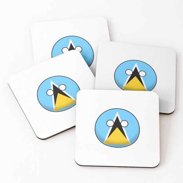 Item preview, Saint Lucia Countryball designed and sold by Candie-Shop.