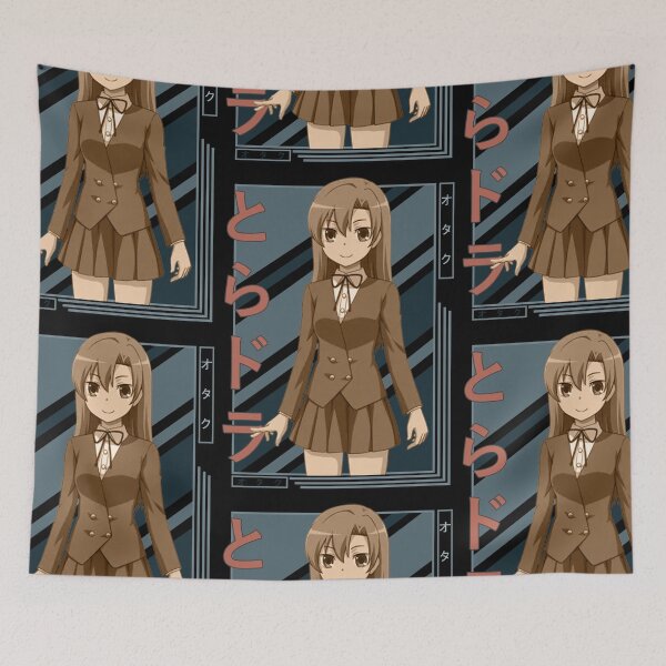 Item preview, Maya Kihara Toradora Retro Blue Black Design designed and sold by Wafusaurus.