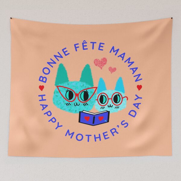 Item preview, Bonne Fête Maman / Happy Mother’s Day designed and sold by chowlet.
