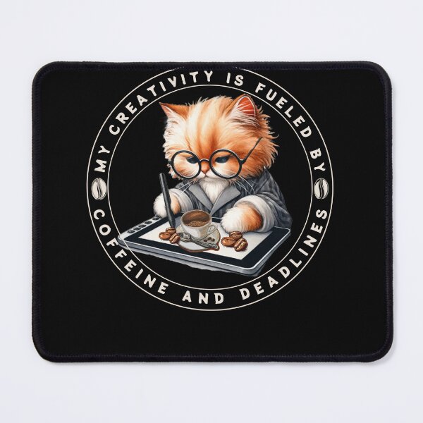 Item preview, My creativity is fueled by coffeine and deadlines designed and sold by MilkyForest.