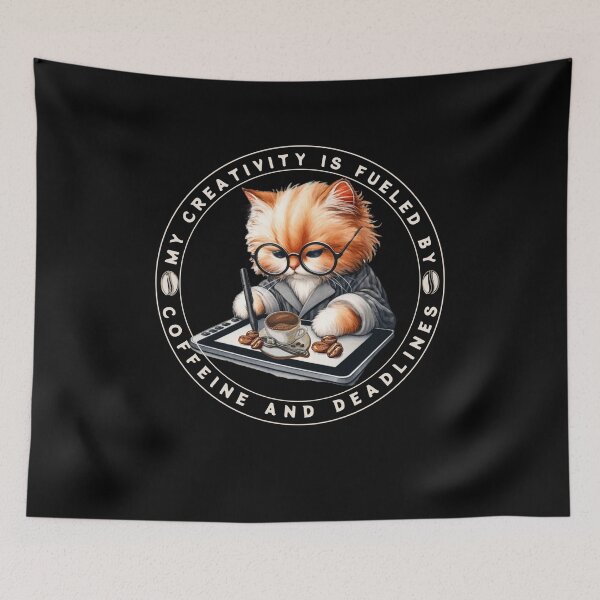 Item preview, My creativity is fueled by coffeine and deadlines designed and sold by MilkyForest.