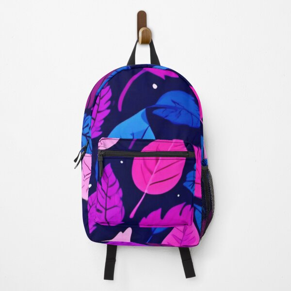 Item preview, Dark Blue & Purple Leaf Art designed and sold by Health And Fitness Posts e-Store.