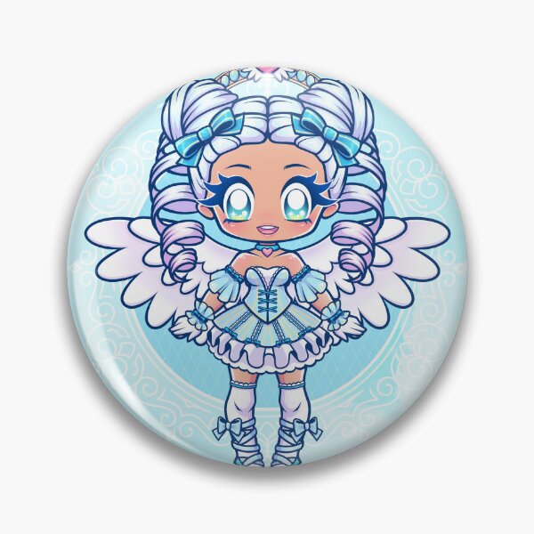 Item preview, Muñeca de papel Chibi Angel Ballerina Kawaii Anime Linda chica designed and sold by MoonbowCollage.