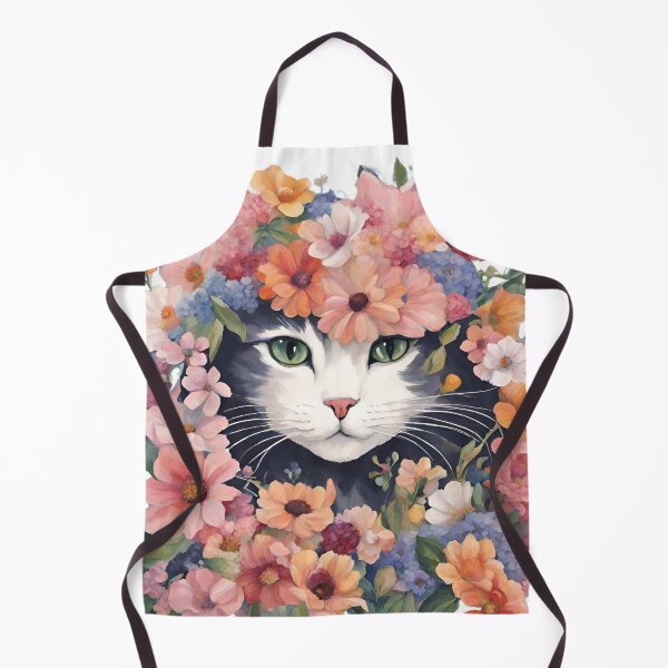 Item preview, Cat hiding in flowers designed and sold by Nekospaces.