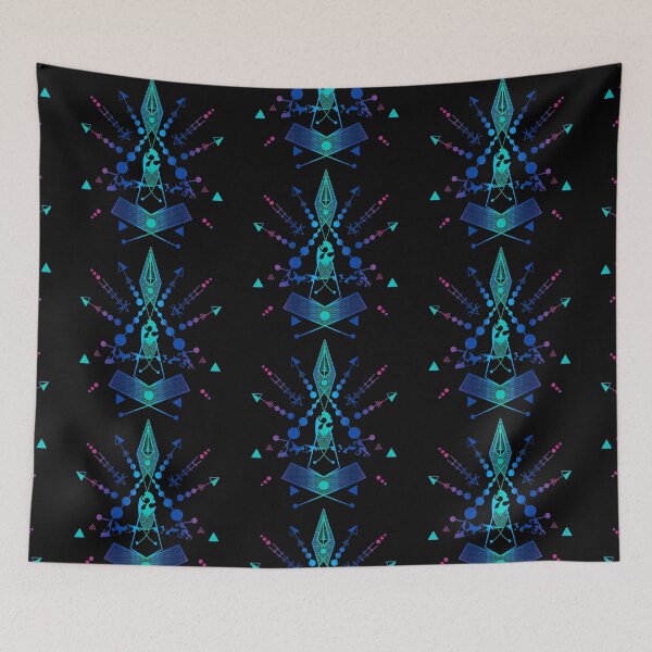 Item preview, Rocket And Arrows Water Cyberpunk Symbol designed and sold by ByteMode.