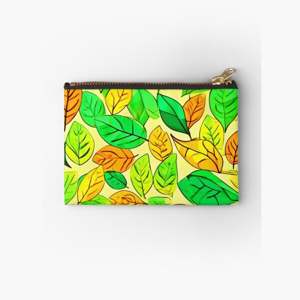 Item preview, Playful Foliage in Orange & Yellowish Green designed and sold by Health And Fitness Posts e-Store.