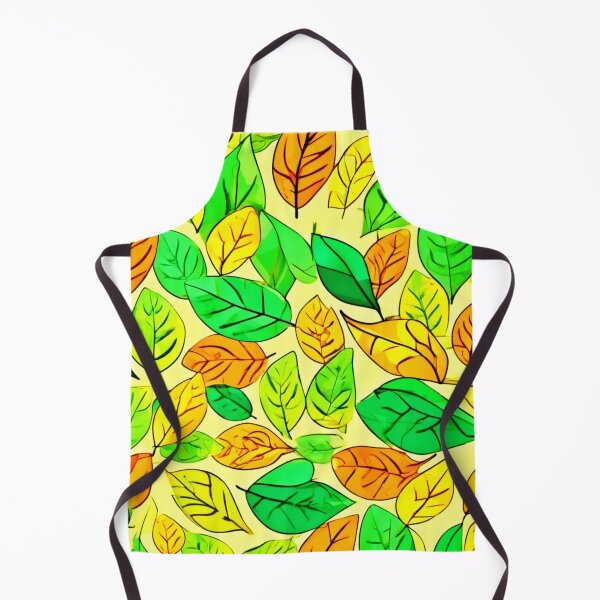 Item preview, Playful Foliage in Orange & Yellowish Green designed and sold by Health And Fitness Posts e-Store.
