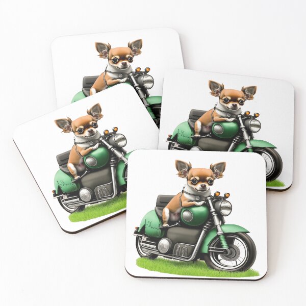 Item preview, Chihuahua Motorcycle Rider designed and sold by SmARTNiki.