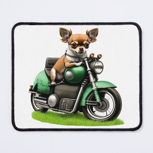 Item preview, Chihuahua Motorcycle Rider designed and sold by SmARTNiki.