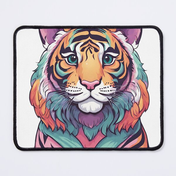 Item preview, Adorable rainbow bengal tiger designed and sold by Yeyishop.