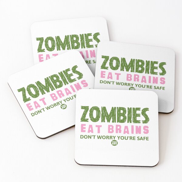 Item preview, ZOMBIES EAT BRAINS SAFE designed and sold by TODD GOLDMAN.