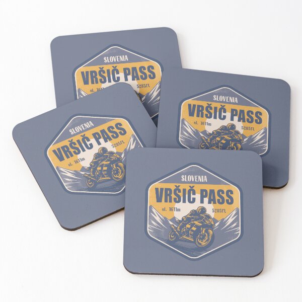 Item preview, Vršič Pass Slovenia Motorcycling Mountain Design designed and sold by CynthiaGraphics.