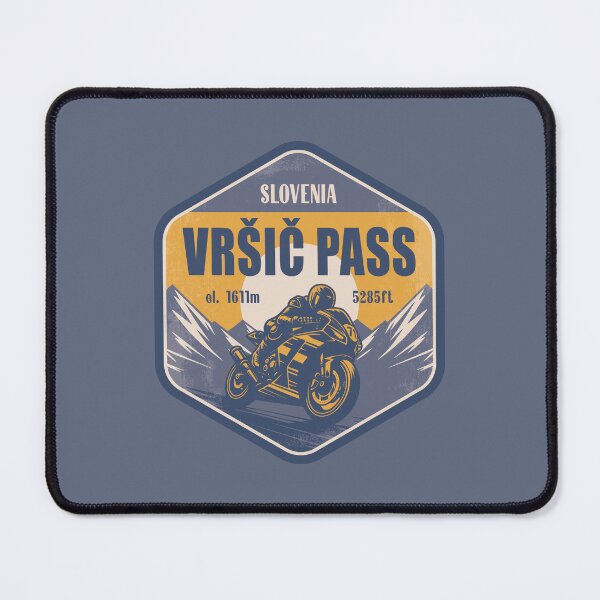 Item preview, Vršič Pass Slovenia Motorcycling Mountain Design designed and sold by CynthiaGraphics.