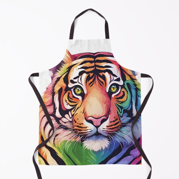 Item preview, Adorable rainbow bengal tiger designed and sold by Yeyishop.