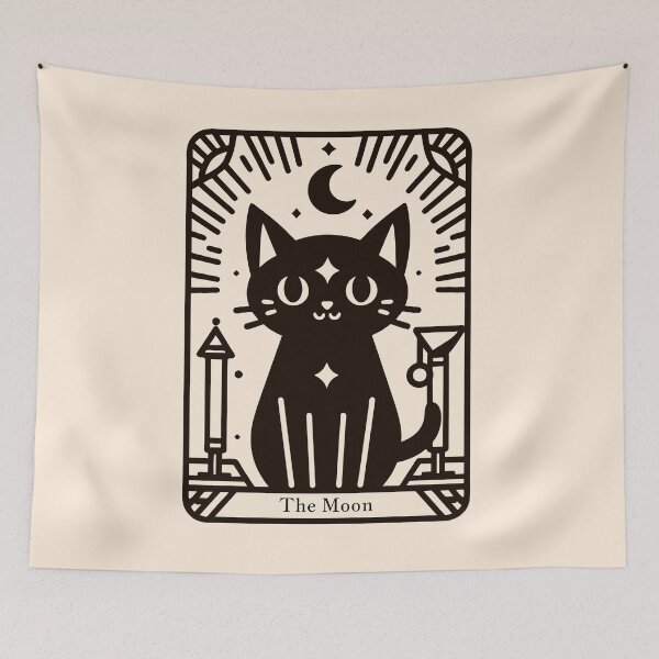 Item preview, Mystic Feline under the Moon Tarot designed and sold by Designowner.