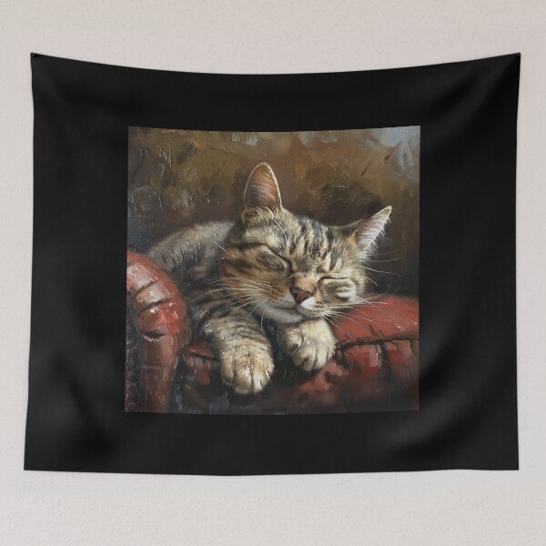Item preview, Lazy cat cute paint designed and sold by SmileshareShop.