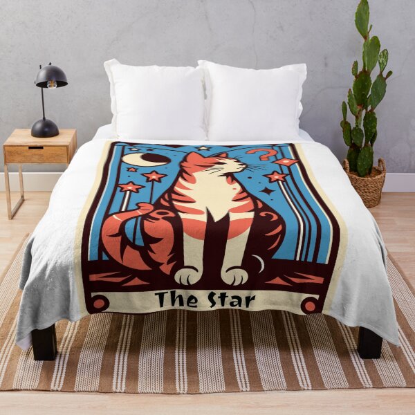 Item preview, The Star Mystic Feline under Celestial Bodies Tarot designed and sold by Designowner.