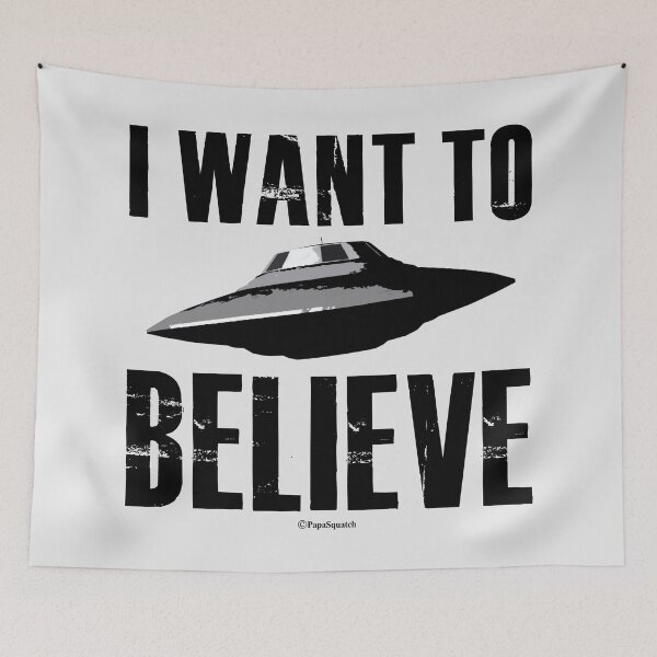 Item preview, I WANT TO BELIEVE designed and sold by PapaSquatch.