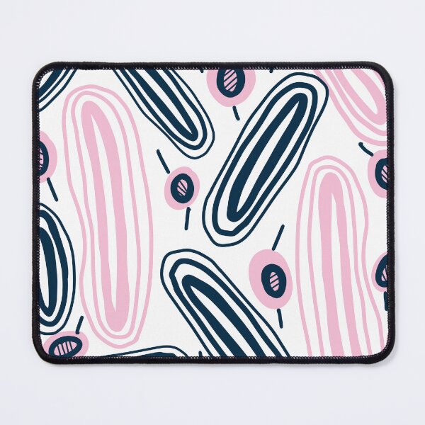 Item preview, KARKKIKUKKULA pink and blue Abstract Sweets Paradise designed and sold by LuovaSieluART.