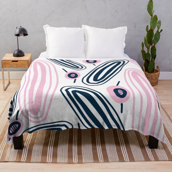 Item preview, KARKKIKUKKULA pink and blue Abstract Sweets Paradise designed and sold by LuovaSieluART.
