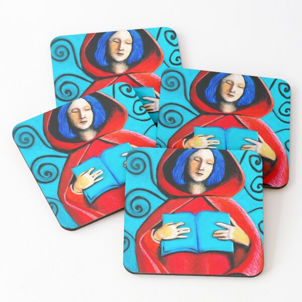 Item preview, Librarian with Book and Spirals designed and sold by artofkathleen.