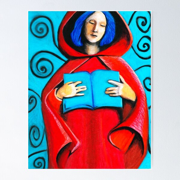 Item preview, Librarian with Book and Spirals designed and sold by artofkathleen.