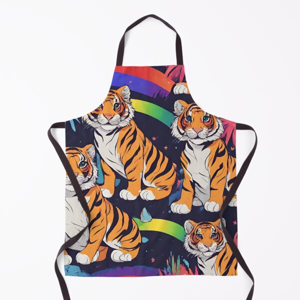 Item preview, Adorable rainbow bengal tiger designed and sold by Yeyishop.