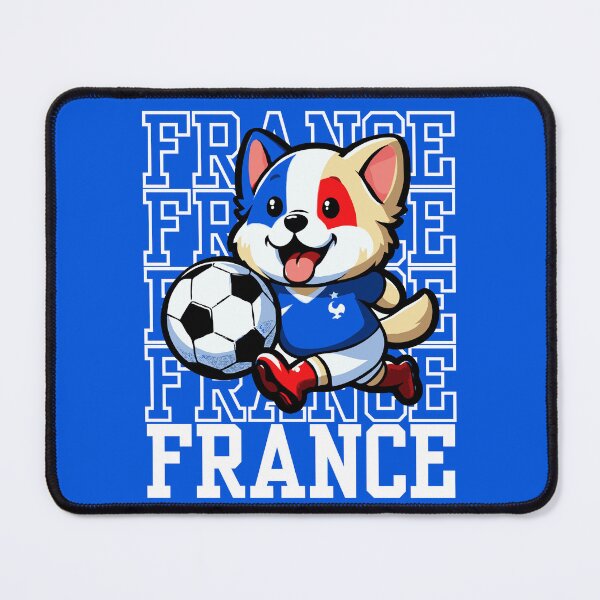 Item preview, Dog Playing Football | France Edition designed and sold by McThingummy.