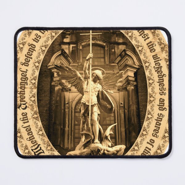 Item preview, Art of Saint Michael the Archangel Sepia designed and sold by Crux Fidelis.