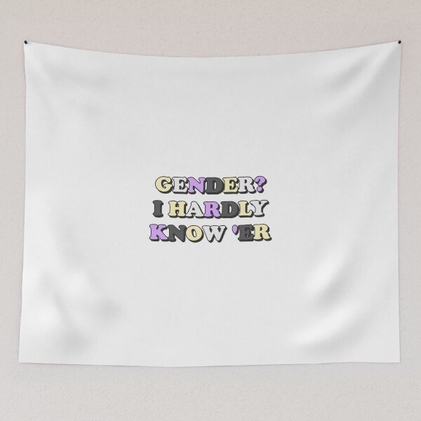 Item preview, gender i hardly know er nonbinary flag designed and sold by wordswithfonts.